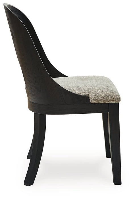 Rowanbeck Black Dining Chair