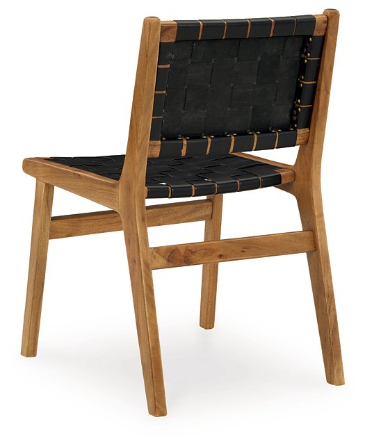 Fortmaine Brown/Black Dining Chair