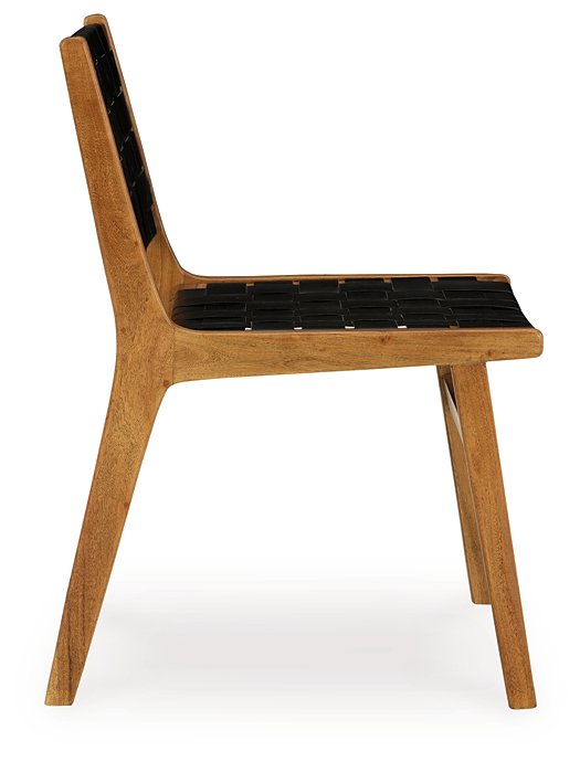 Fortmaine Brown/Black Dining Chair