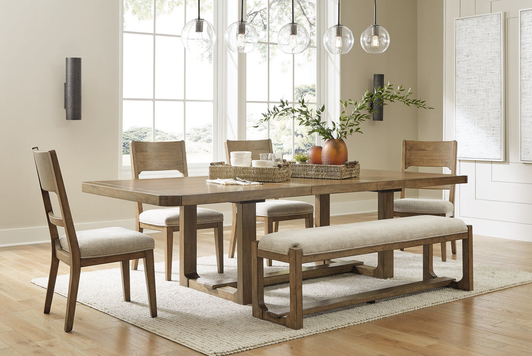 Cabalynn Light Brown Dining Room Set