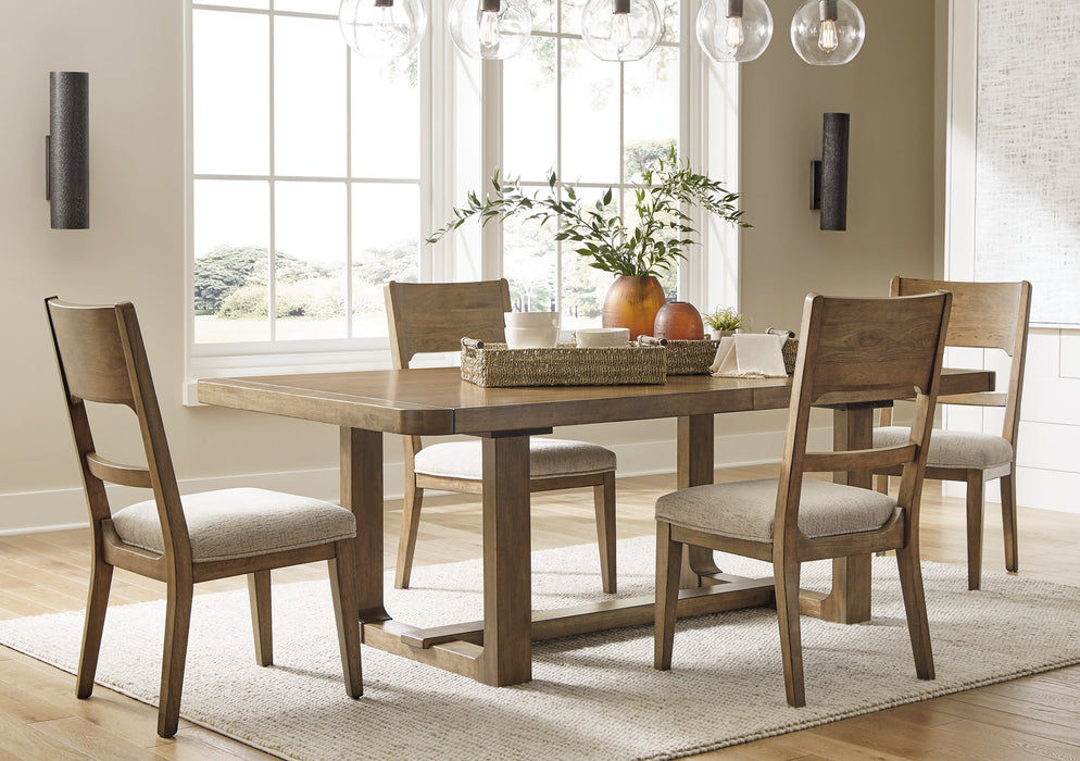 Cabalynn Light Brown Dining Room Set