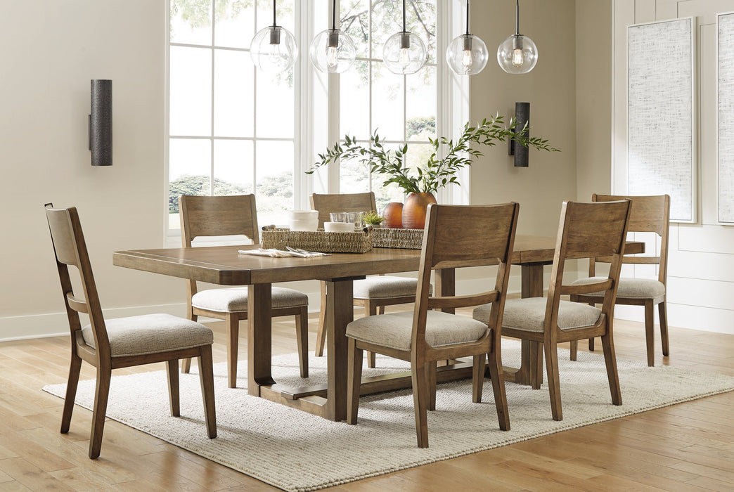 Cabalynn Light Brown Dining Room Set