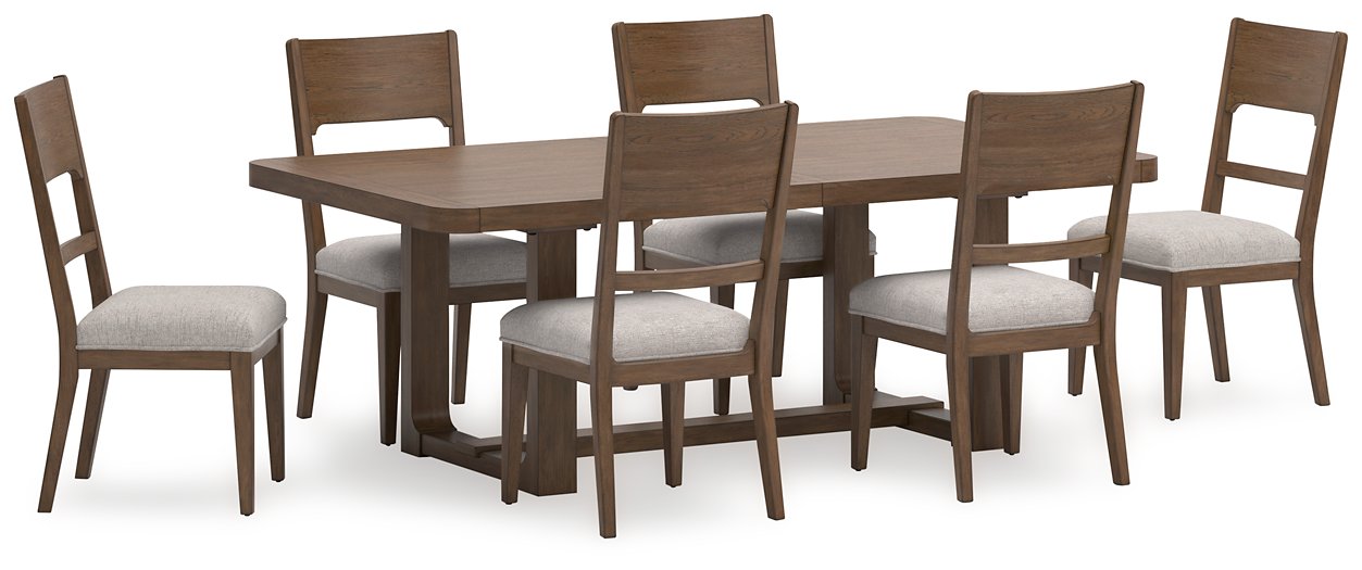 Cabalynn Light Brown Dining Room Set