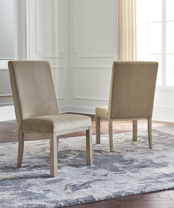 Chrestner Gray/Brown Dining Chair