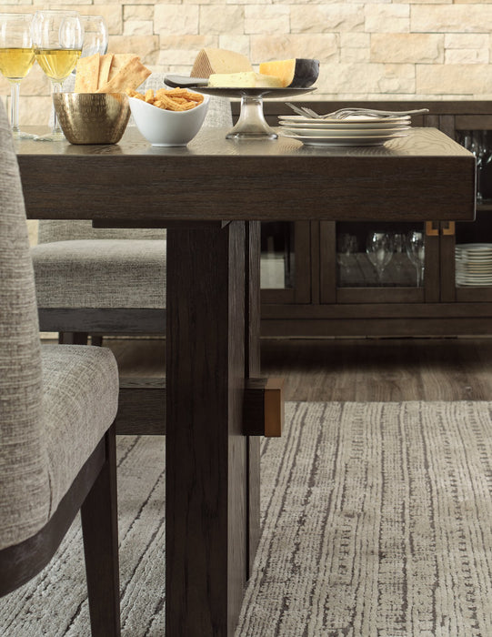 Burkhaus Dark Brown Dining Extension Table