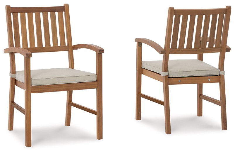 Janiyah Outdoor Dining Arm Chair (Set of 2)