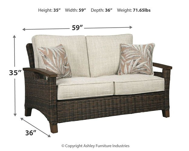 Paradise Trail Loveseat with Cushion