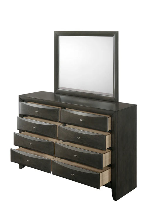 Emily Gray Queen Storage Platform Bedroom Set