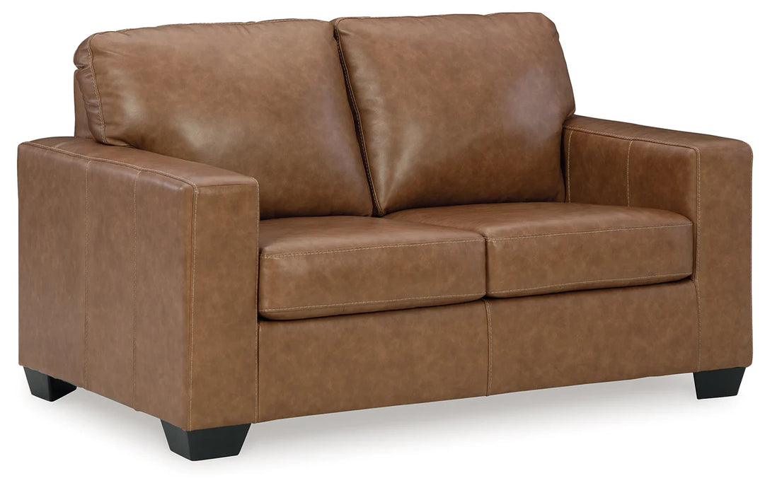 Bolsena Caramel Loveseat