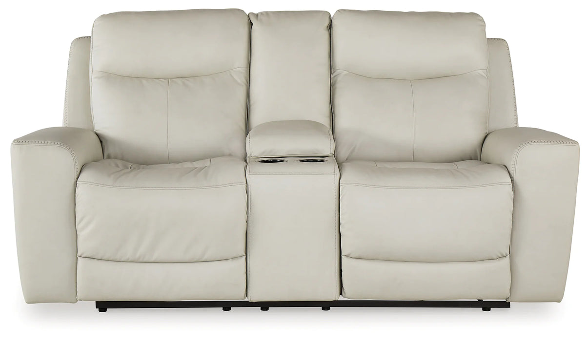 Mindanao Coconut Power Reclining Loveseat with Console