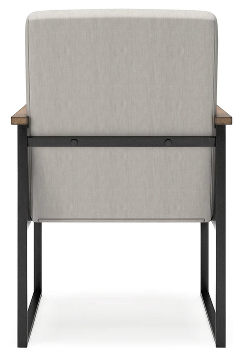 Montia Home Office Desk with Chair and Storage in Light Brown