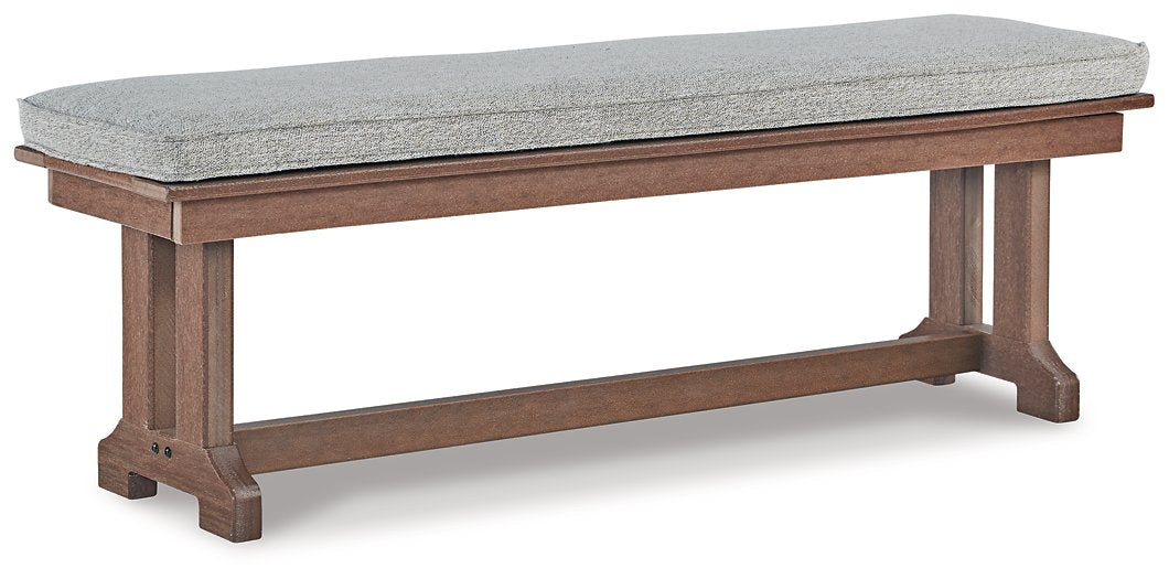 Emmeline Outdoor Dining Bench with Cushion image